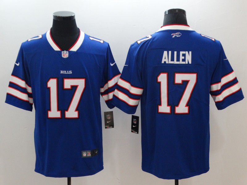 Men Buffalo Bills #17 Allen Blue Nike Vapor Untouchable Limited NFL Jerseys->->NFL Jersey